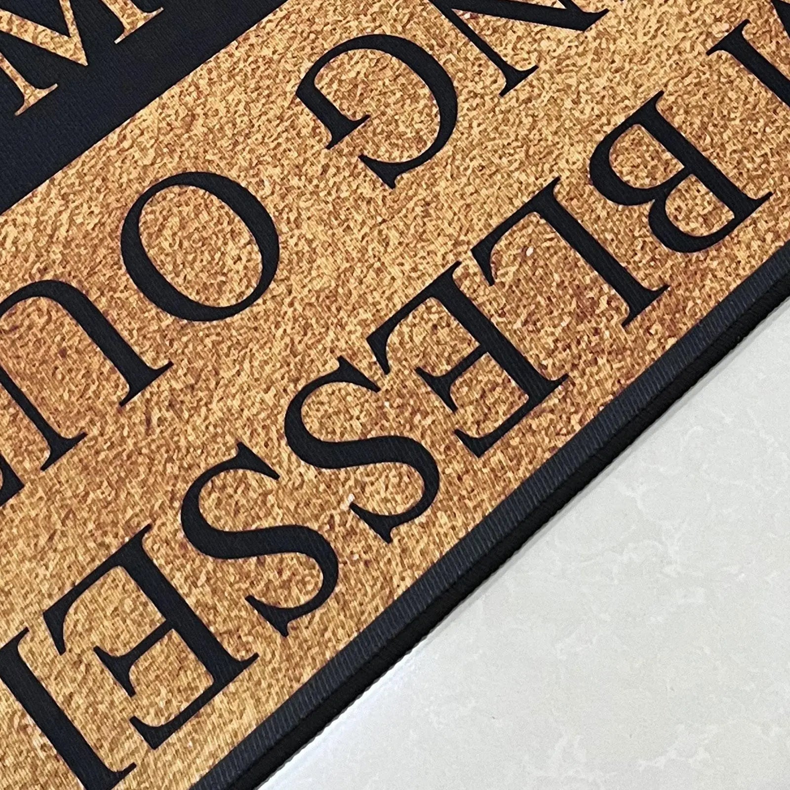 Letter Pattern Door Mat, Water-Absorbent Entrance Rug, Decorative Carpet for Living Room or Bedroom, Home Decor Rugs#Top PICKS