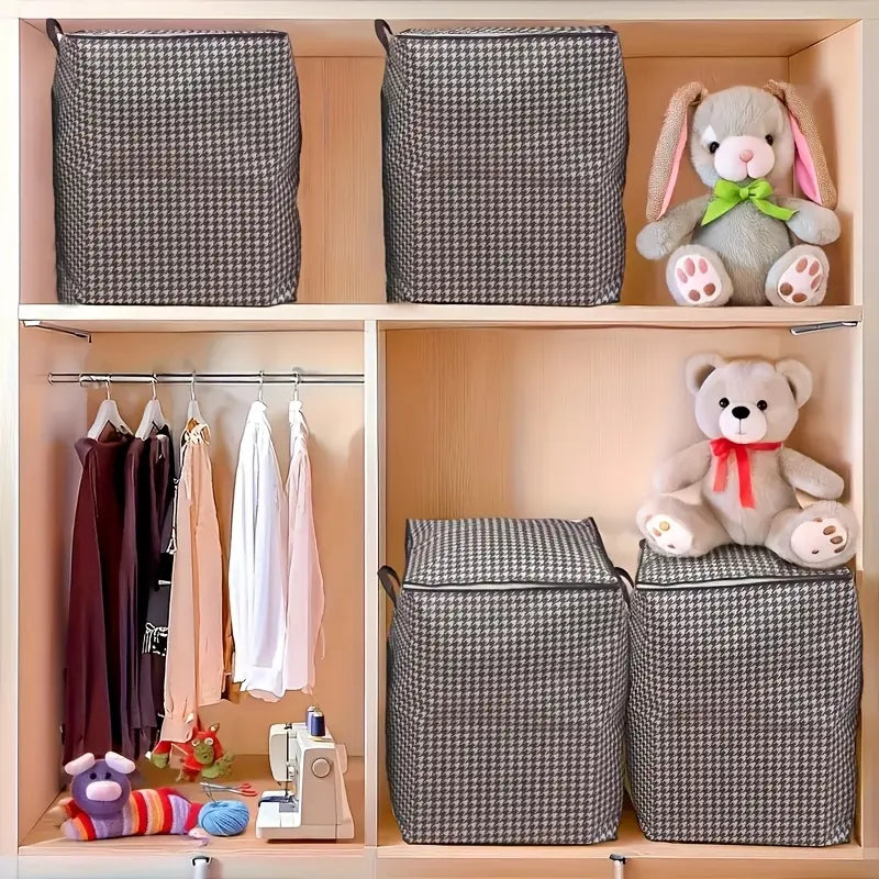 3Pcs Extra Large 47.55 Gallon Household Storage Bags, Large Capacity Storage Bag for Clothes and Bedding, Dust-Proof Storage Container, Suitable for Home Organization, Also Ideal for Moving and Traveling, Under-Bed Storage.