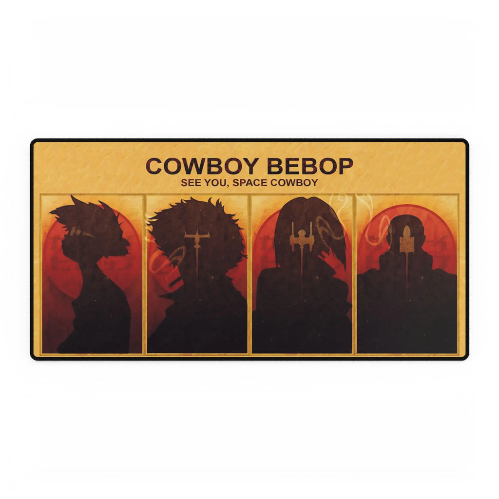 Cowboy Bebop See You Space Deskmat, Retro Anime Gaming Pad, Anime Fan Gift