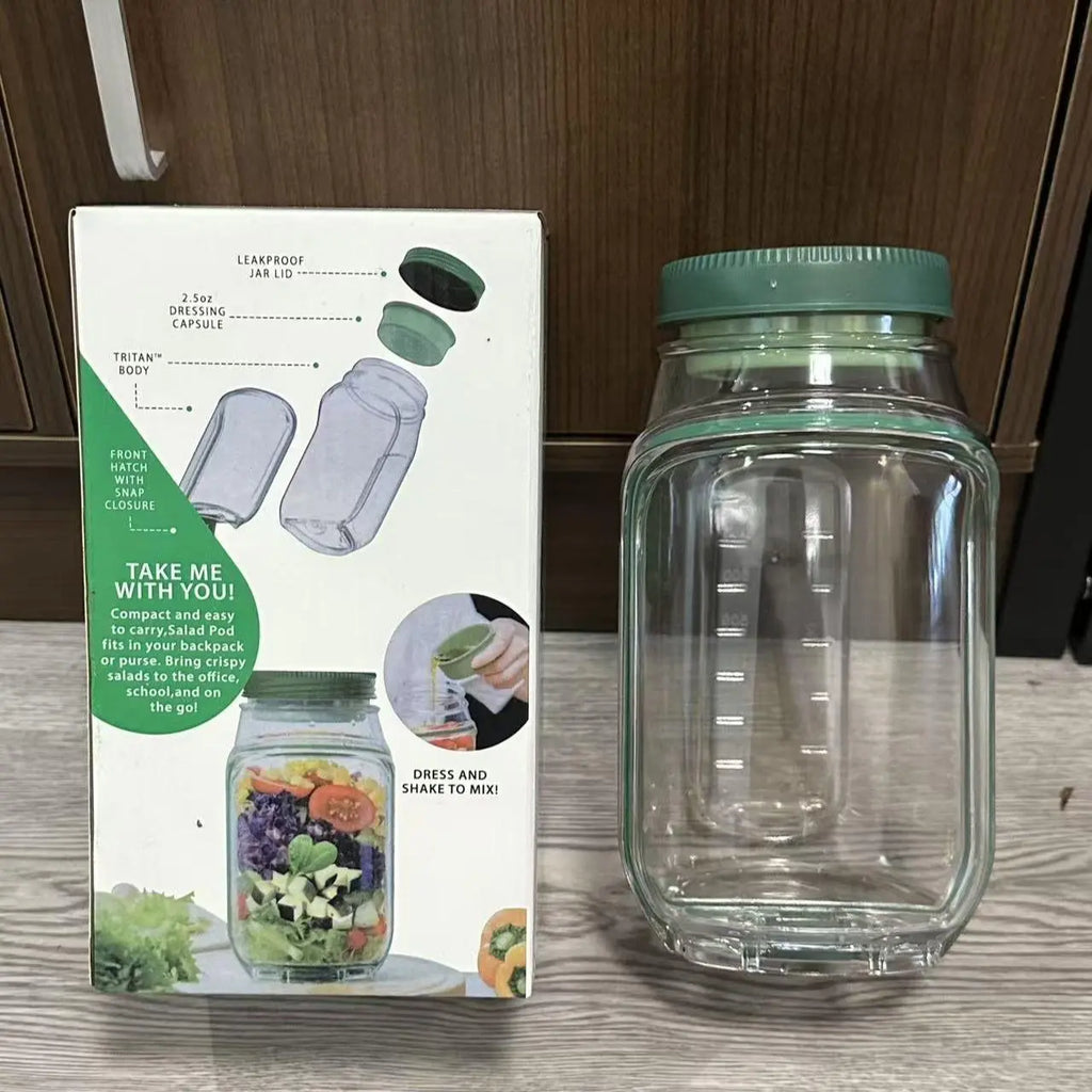 Leak-Proof Salad Dressing Box for Fresh Salads