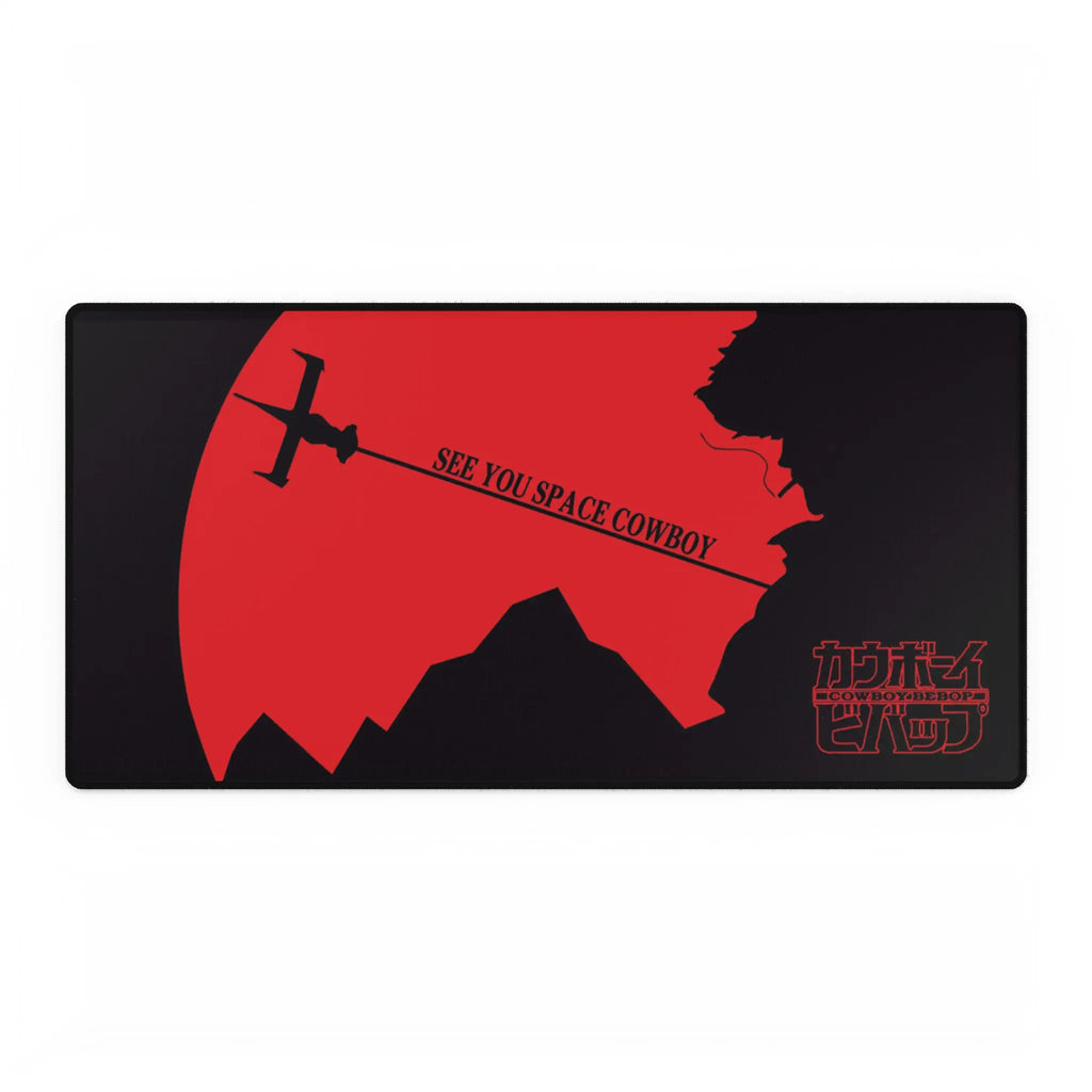 Cowboy Bebop See You Space Deskmat, Retro Anime Gaming Pad, Anime Fan Gift