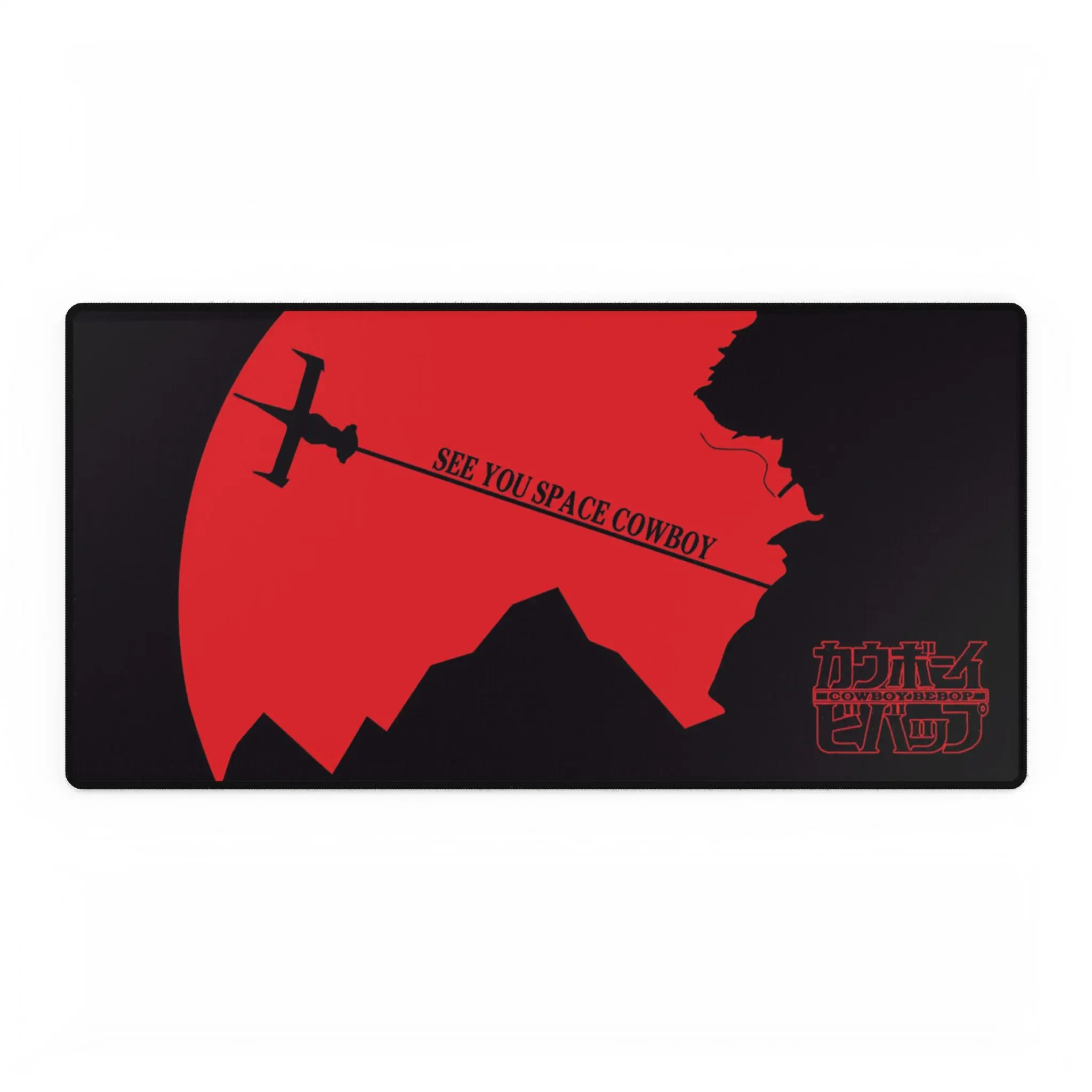 Cowboy Bebop See You Space Deskmat, Retro Anime Gaming Pad, Anime Fan Gift