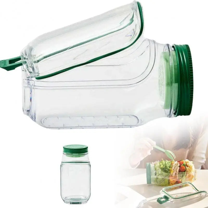 Leak-Proof Salad Dressing Box for Fresh Salads
