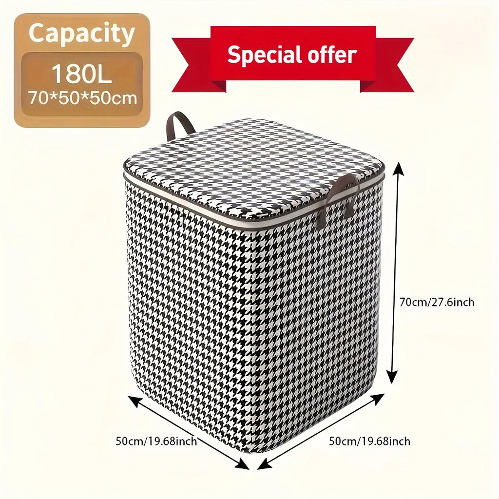 3Pcs Extra Large 47.55 Gallon Household Storage Bags, Large Capacity Storage Bag for Clothes and Bedding, Dust-Proof Storage Container, Suitable for Home Organization, Also Ideal for Moving and Traveling, Under-Bed Storage.