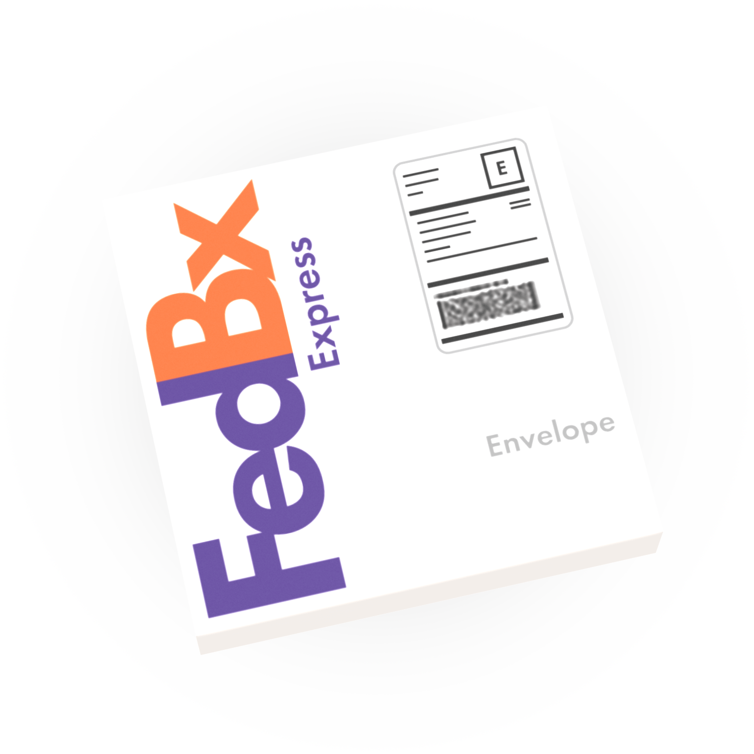 FedBx Express Envelope -  Custom Printed Using LEGO® Parts - (2 x 2 Tile)