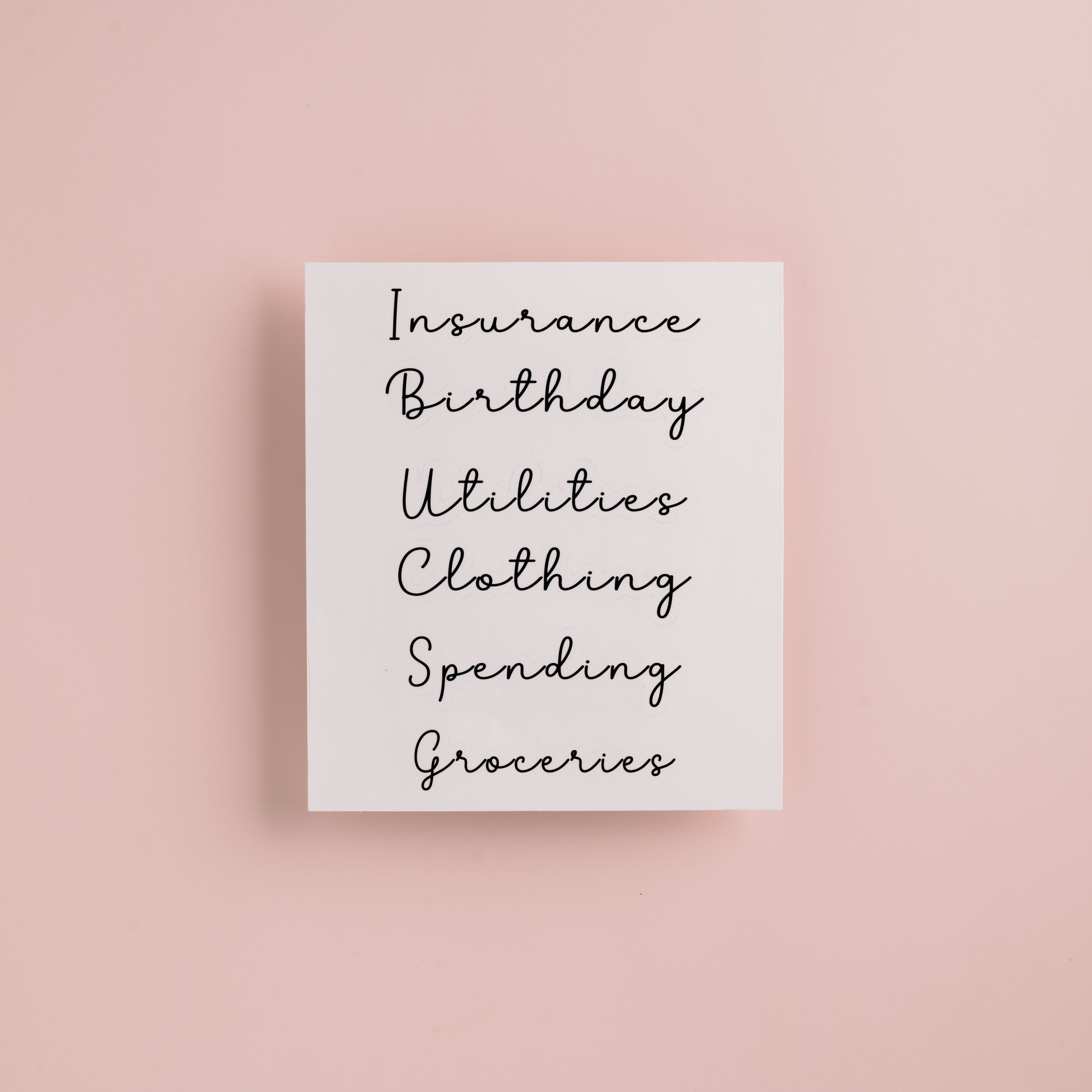 Envelope Labels